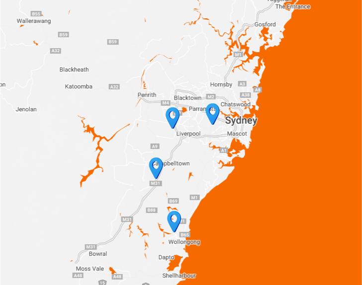 Sunbrite Solar Areas Serving